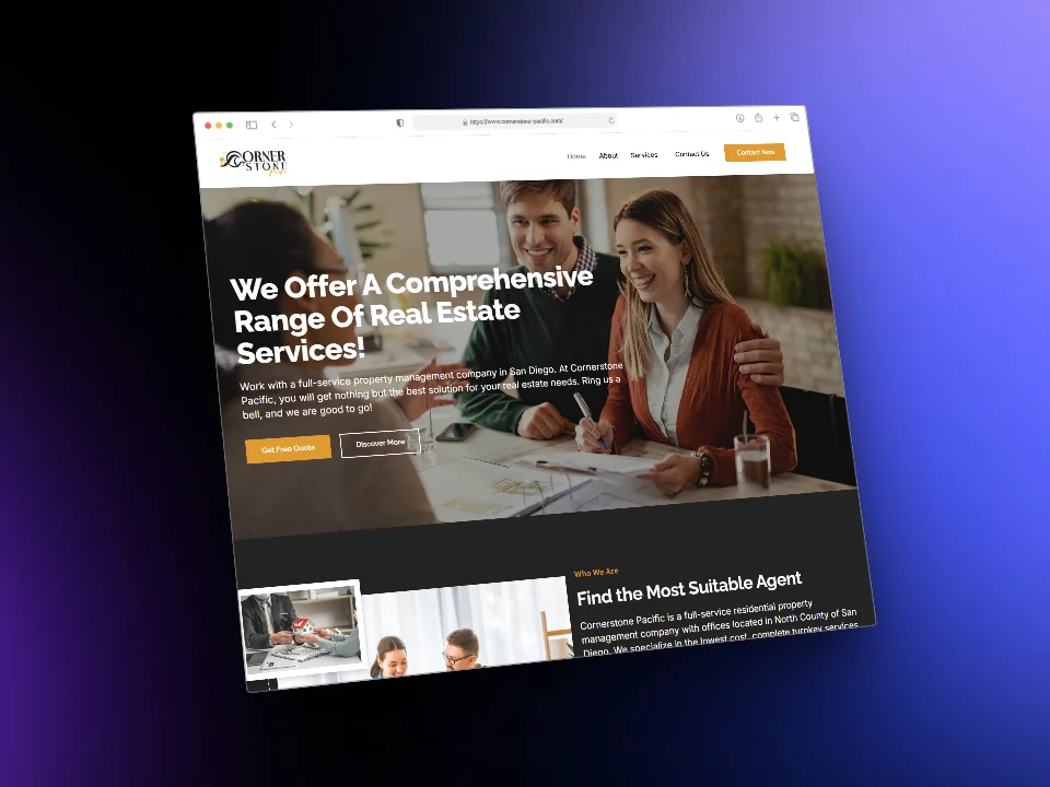 Website Cornerstone Pacific